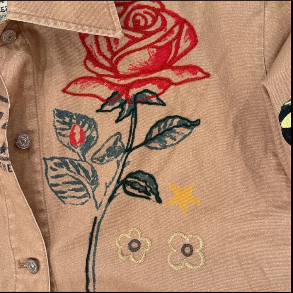 New Free People Charm Me Chore Jacket Size Xs - Picture 7 of 9